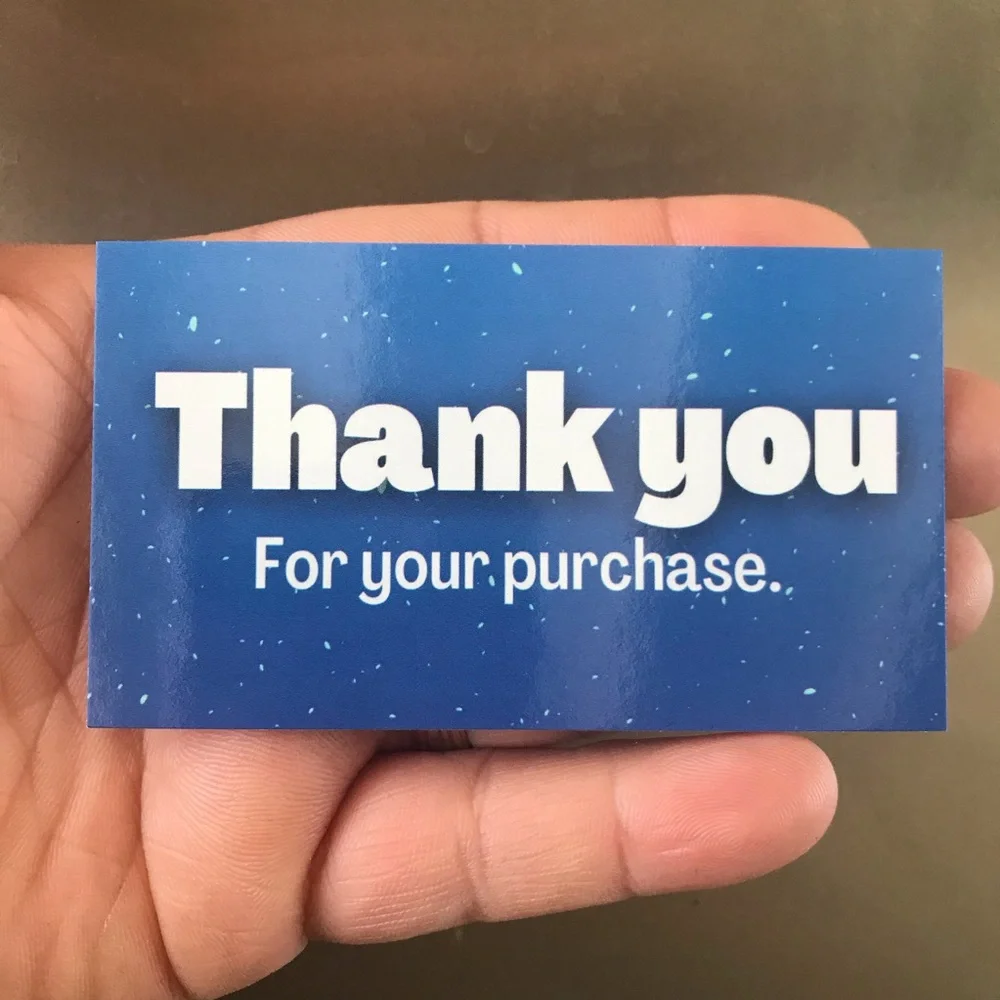 30 thank you for your purchase cards